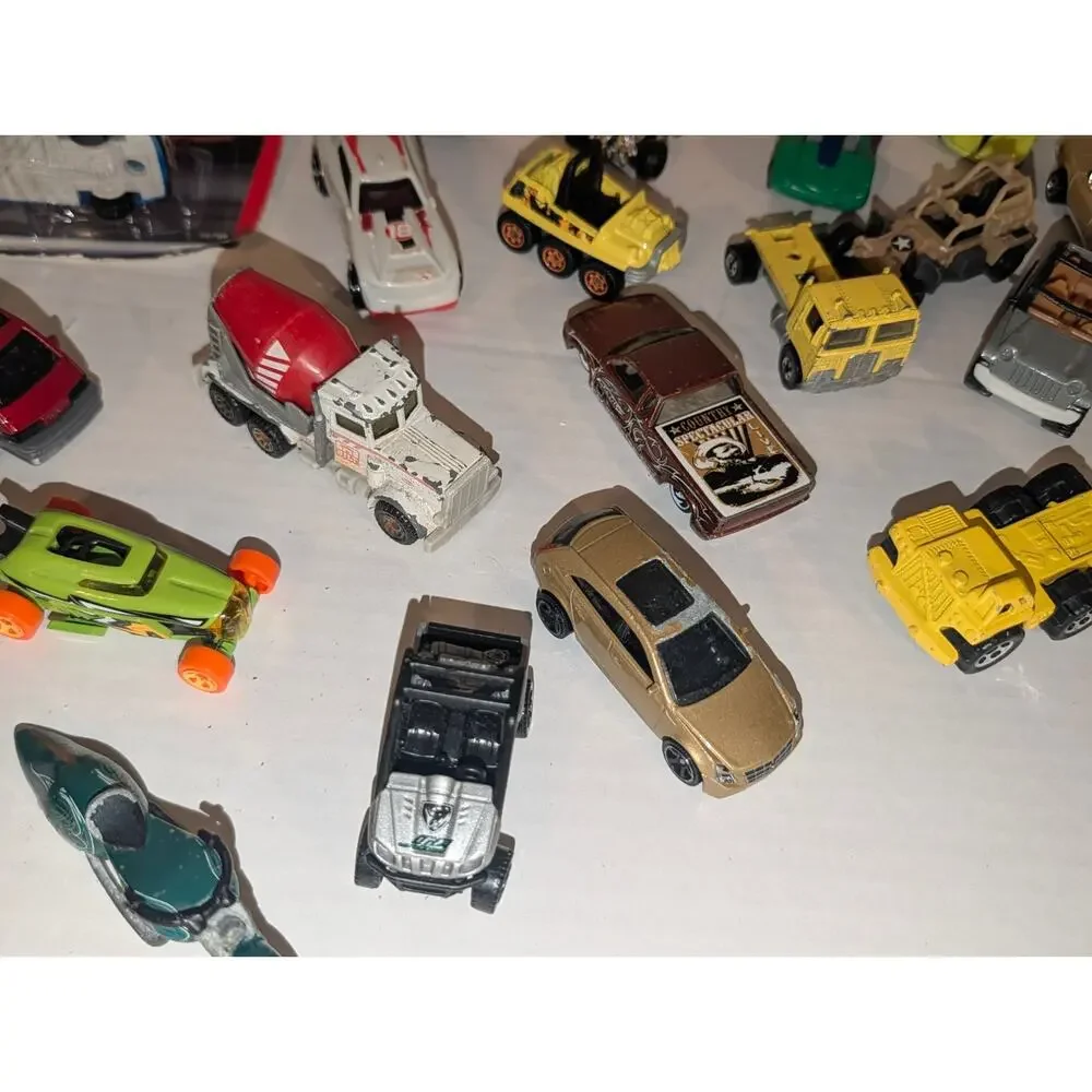 Mixed Lot 25 Vintage Diecast Cars Matchbox Hot wheel Vehicles Trucks NASCAR 2000